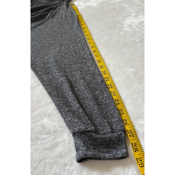 Roxy Top Women's Turtleneck Long Sleeve Pullover Gray Stretchy Size S - Picture 3 of 9